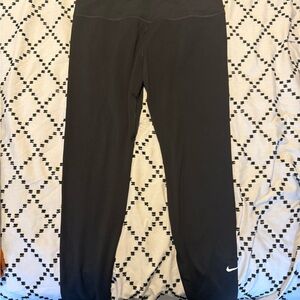 Nike Black Dri-FIT Performance Leggings with Swoosh